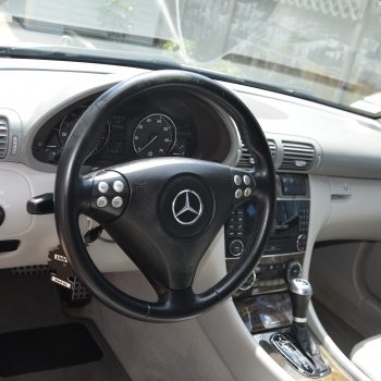 Mercedes driver area after interior car detailing by Time Saving Auto Detail